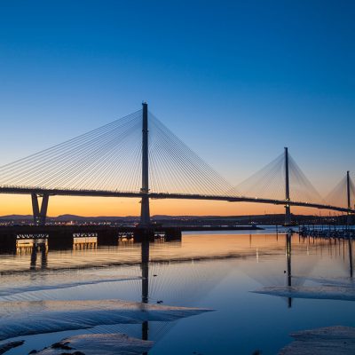 Queensferry Crossing at Night